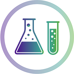 1 ml whiteglassvials with writing surface/colored plastic aluminium screw cap